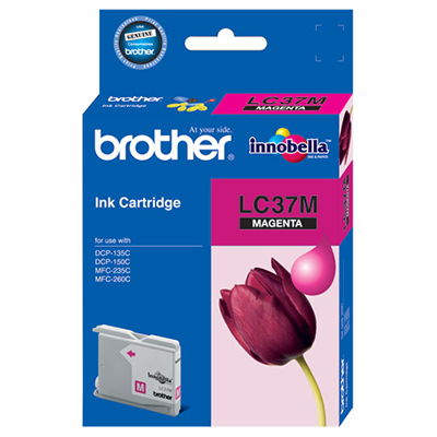 Original Brother LC37M Magenta Ink Tank for DCP135C, 150C MFC235C, 260C