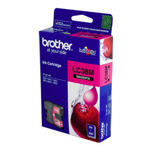 Original Brother LC38M Magenta Ink Tank for DCP145C, 165C, 195C MFC250C, 255CW, 290C, 295CN