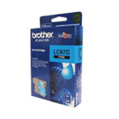 Original Brother LC67C Cyan Ink Tank for MFC490CW, 795CW, 990CW, 5890CW, 6490CW, 6890CDW (A3)  DCP585CW, 6690CW