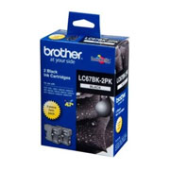 Original Brother LC67HYBK High YieldBlack Ink Tank for MFC490CW, 795CW, 990CW, 5890CW, 6490CW, 6890CDW (A3)  DCP585CW, 6690CW