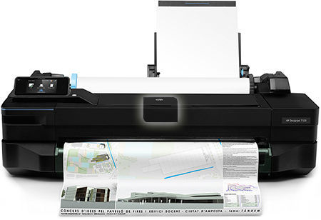 HP  Designjet T120 24 in (610 mm) ePrinter CQ891A Large Format Printer